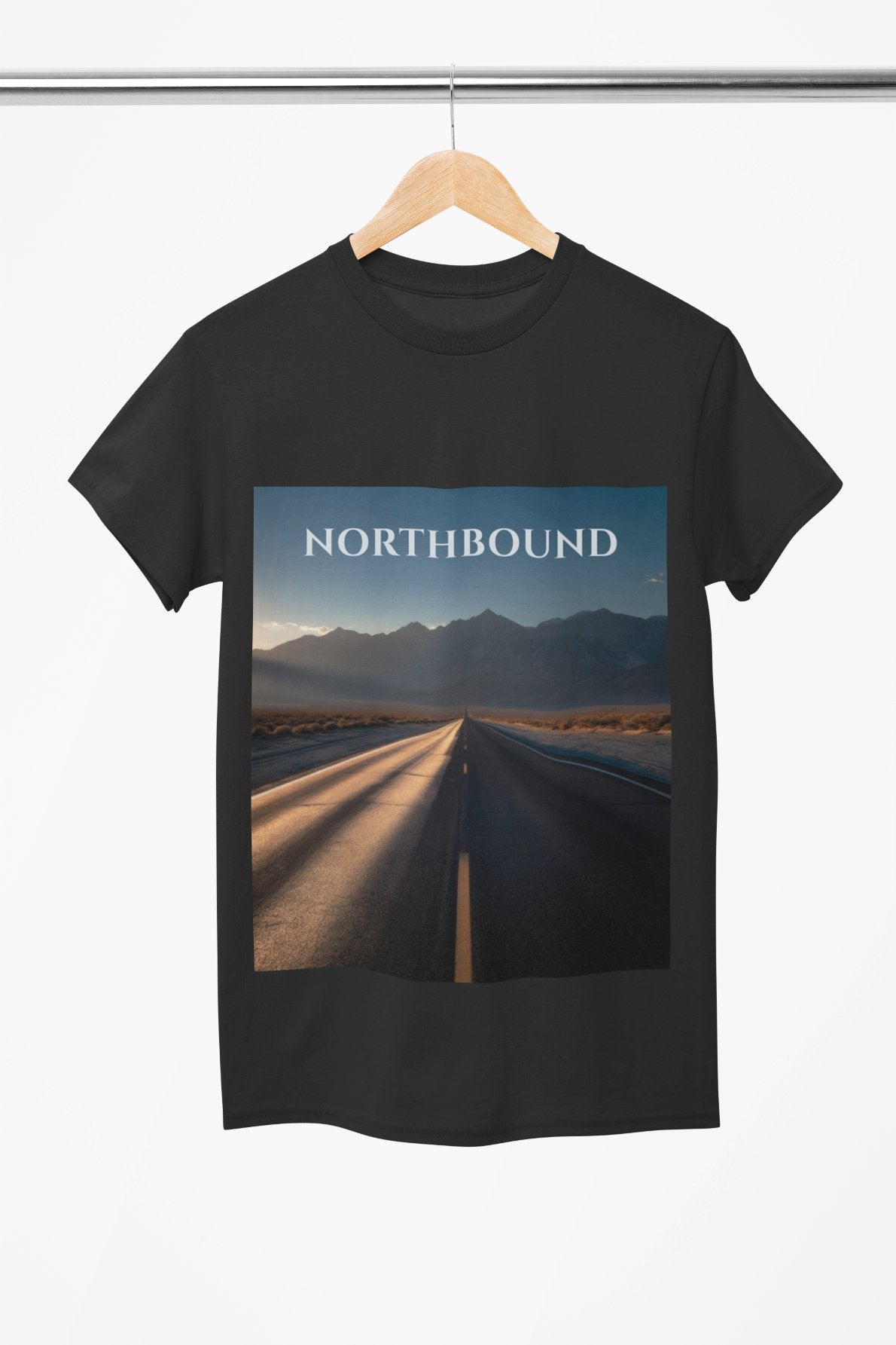 Endless Road T-Shirt – Northbound Desert Highway Horizon Tee