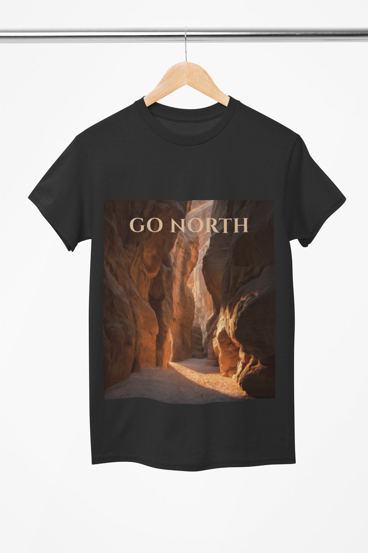 Desert Northbound T-Shirt – Go North Golden Canyon Adventure Tee