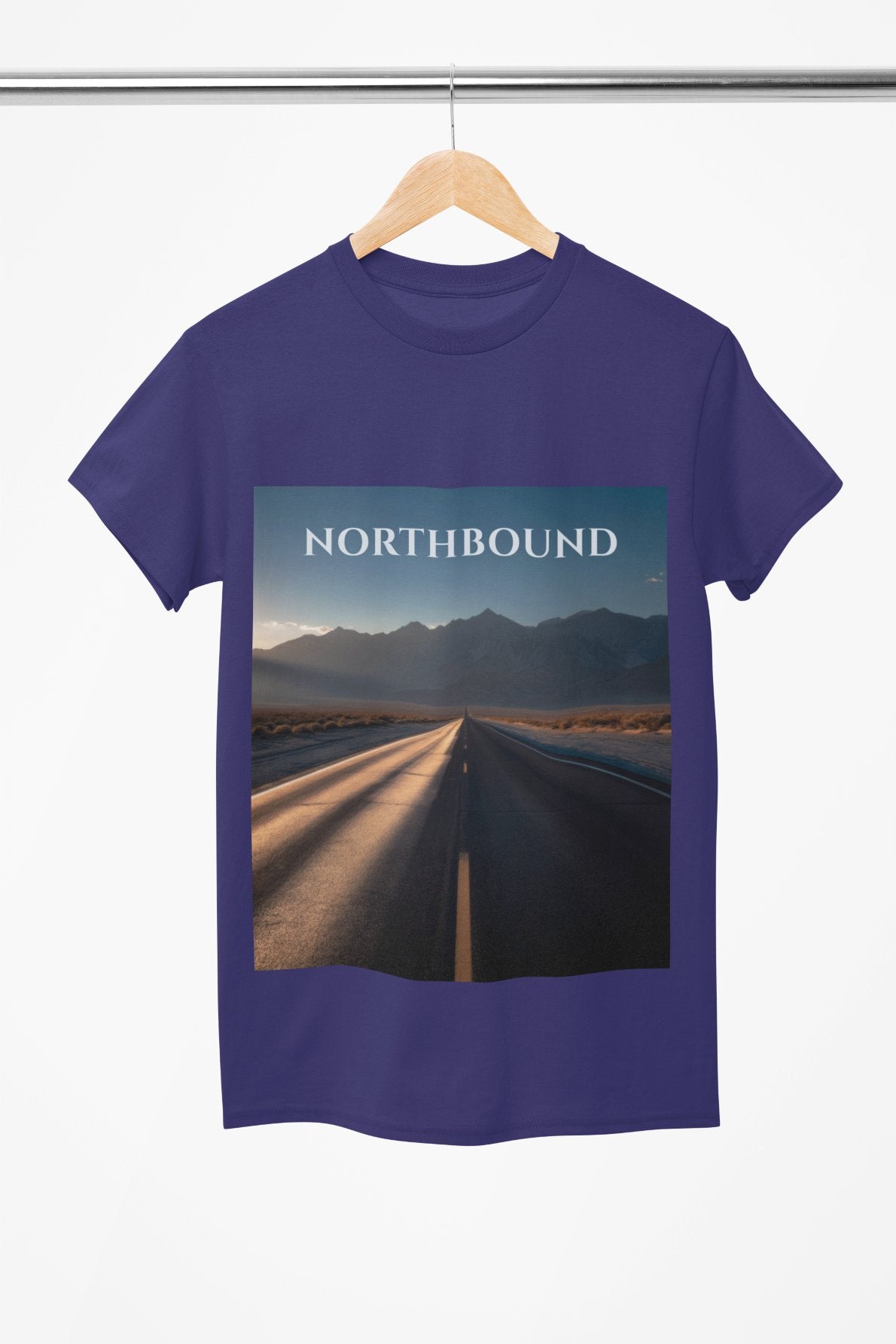 Endless Road T-Shirt – Northbound Desert Highway Horizon Tee