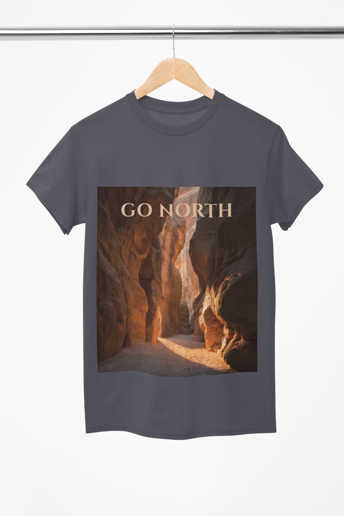 Desert Northbound T-Shirt – Go North Golden Canyon Adventure Tee