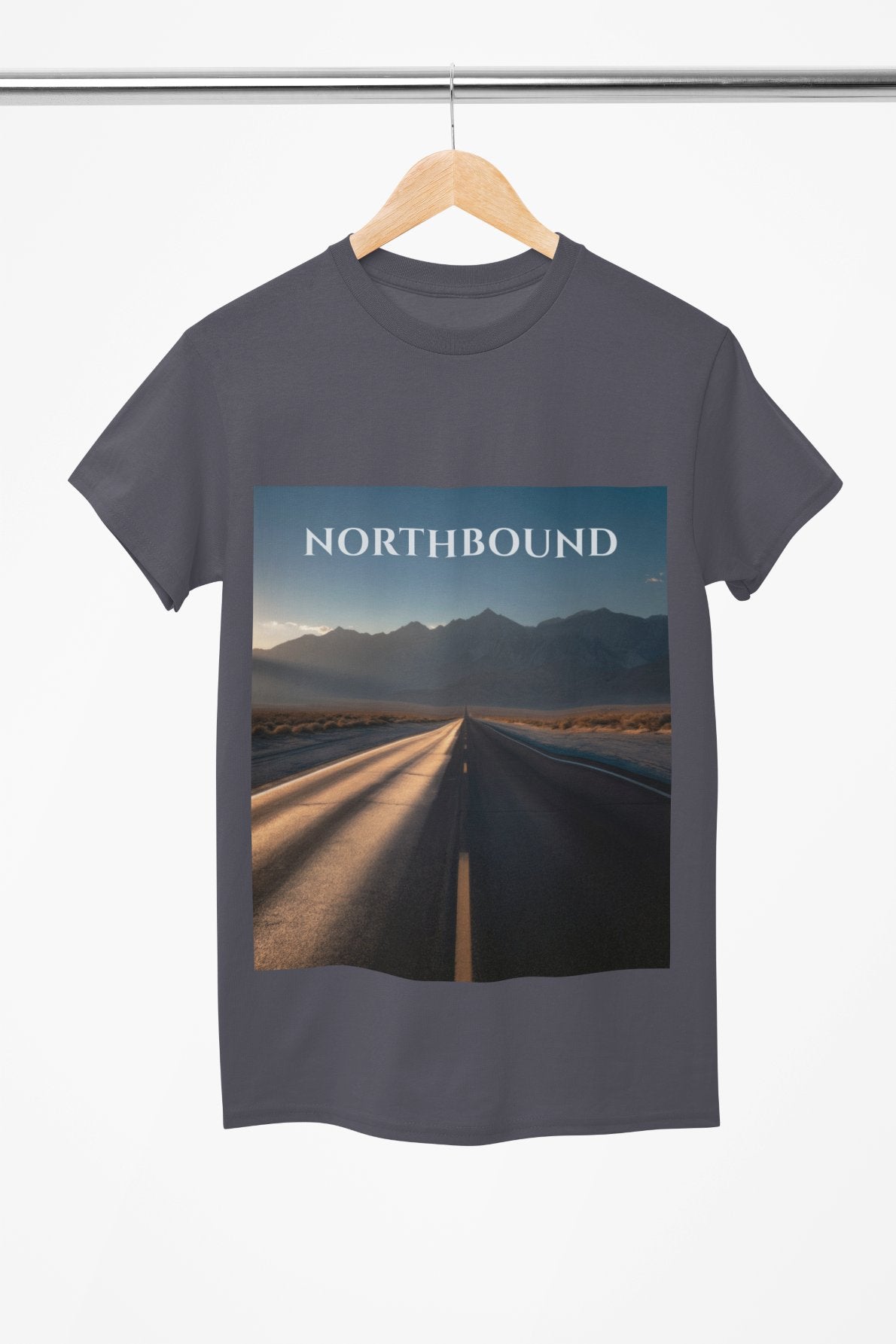 Endless Road T-Shirt – Northbound Desert Highway Horizon Tee
