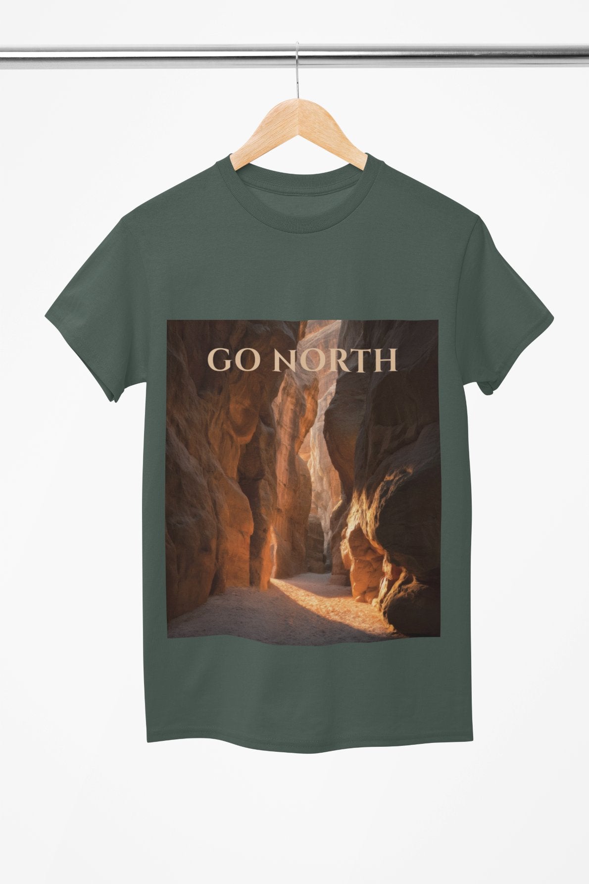 Desert Northbound T-Shirt – Go North Golden Canyon Adventure Tee