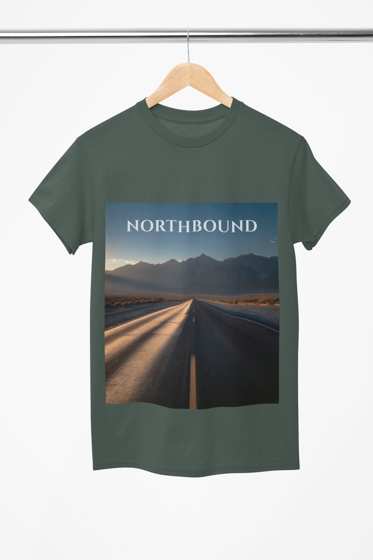 Endless Road T-Shirt – Northbound Desert Highway Horizon Tee