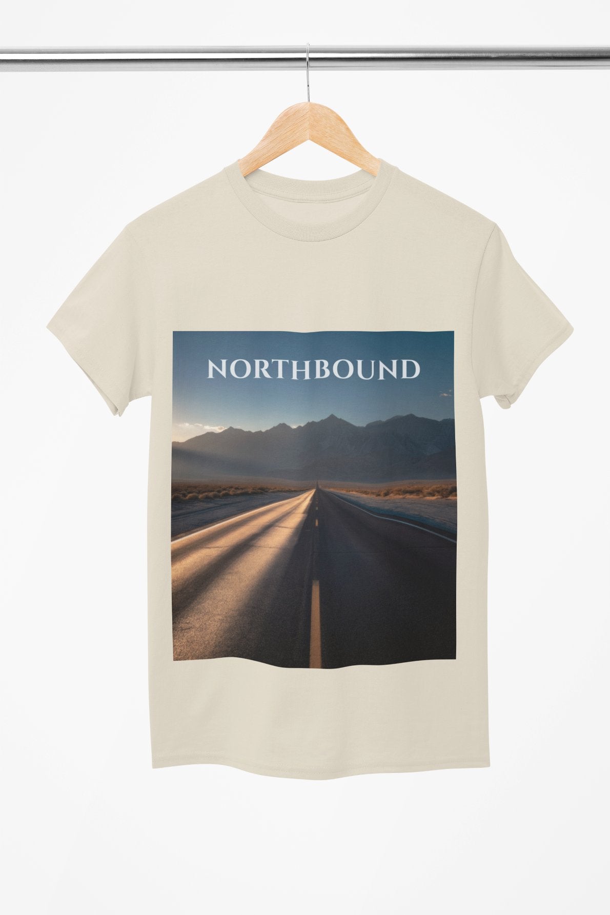 Endless Road T-Shirt – Northbound Desert Highway Horizon Tee