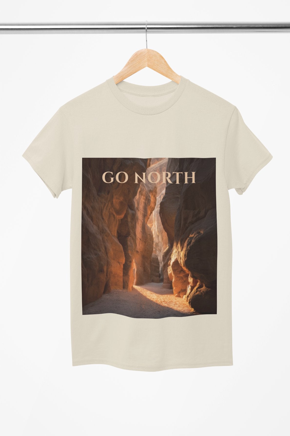 Desert Northbound T-Shirt – Go North Golden Canyon Adventure Tee