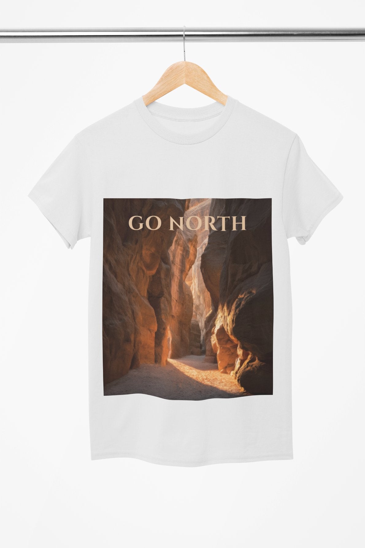 Desert Northbound T-Shirt – Go North Golden Canyon Adventure Tee