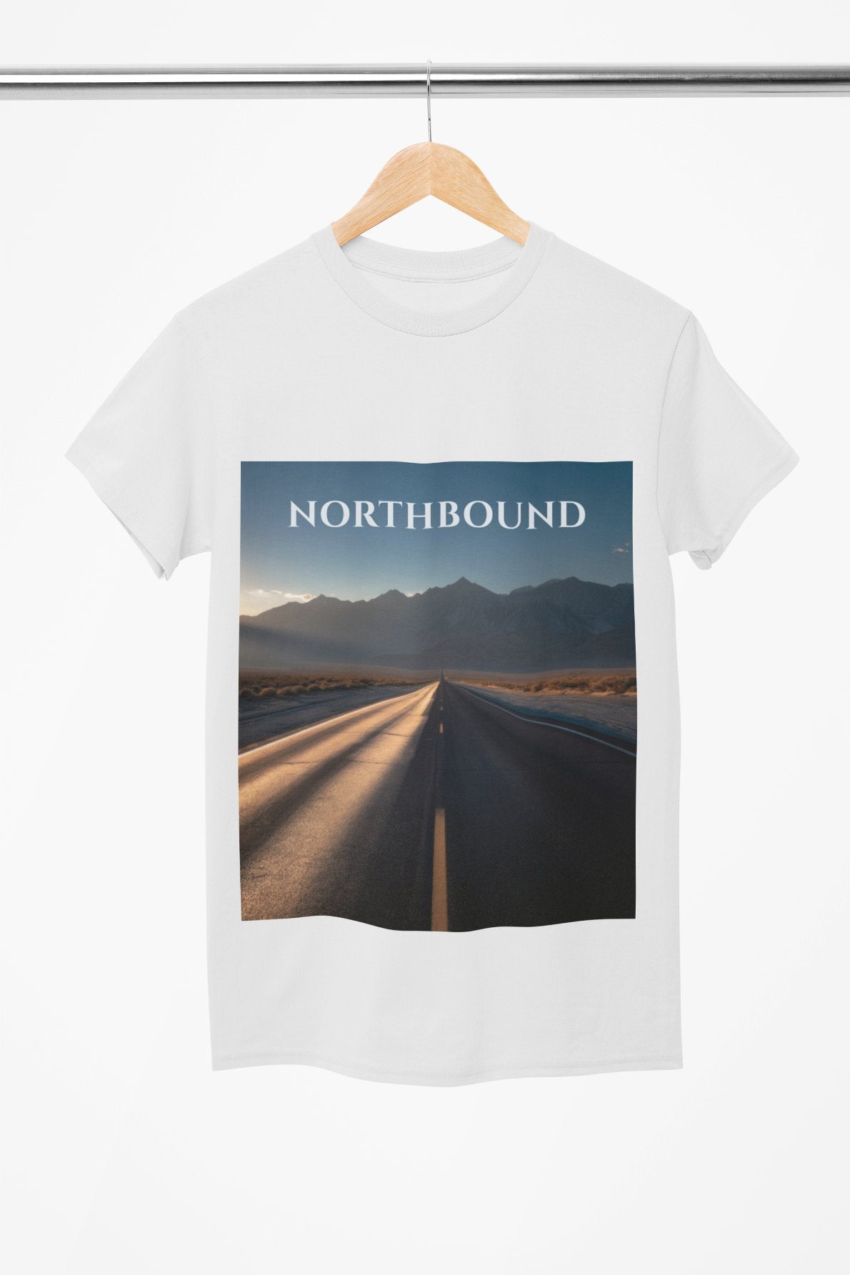 Endless Road T-Shirt – Northbound Desert Highway Horizon Tee