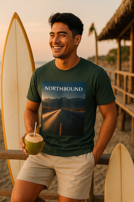 Endless Road T-Shirt – Northbound Desert Highway Horizon Tee